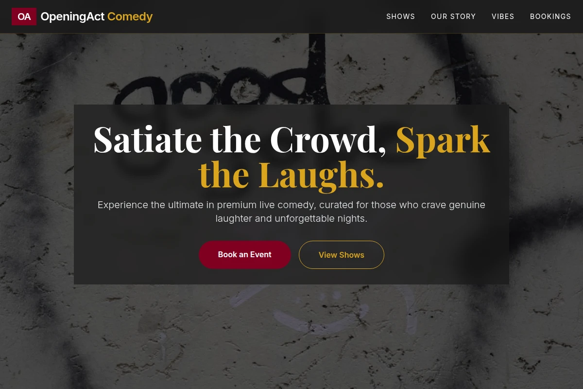 OpeningAct Comedy