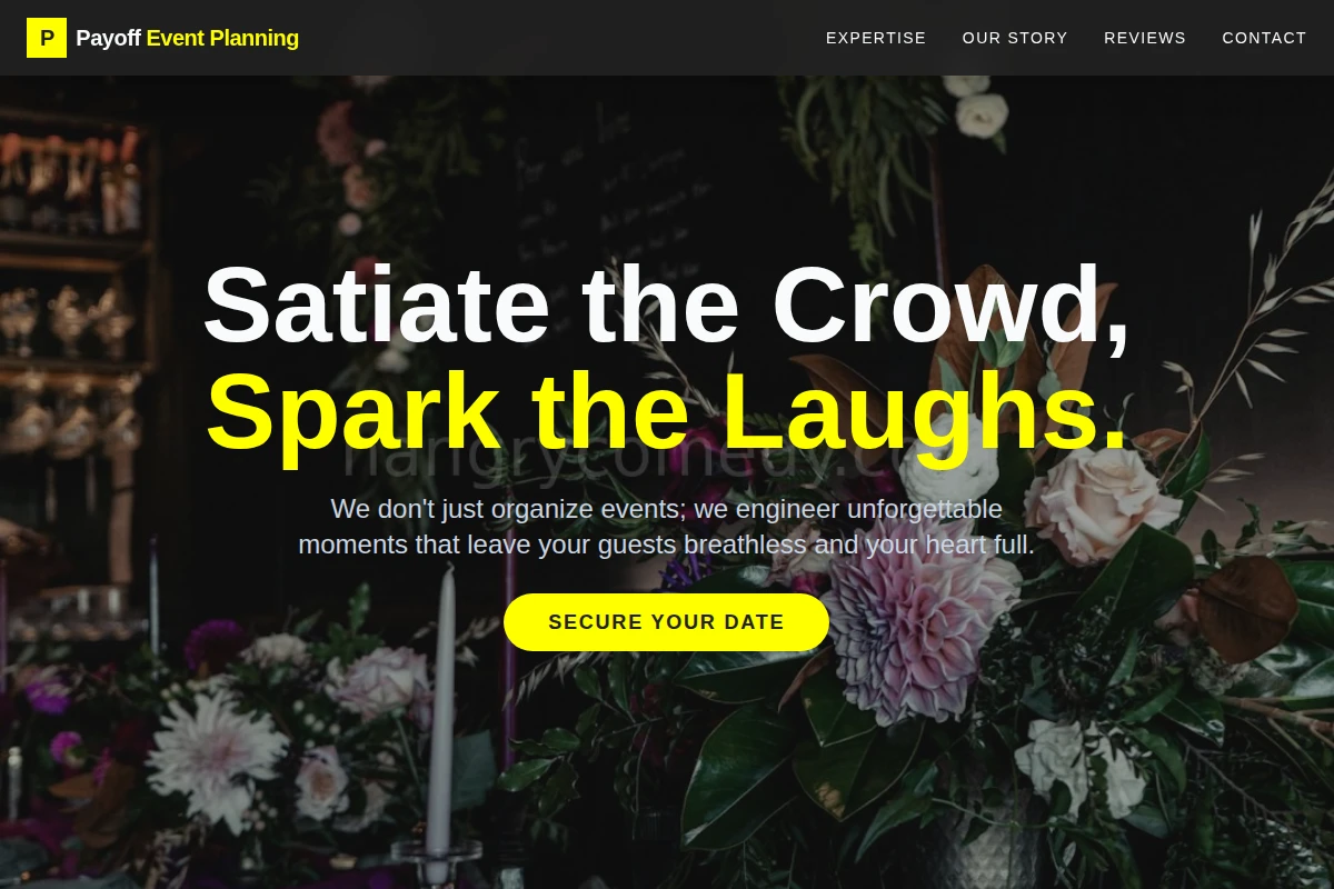 Payoff Event Planning